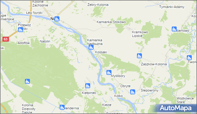 mapa Murawskie Nadbużne, Murawskie Nadbużne na mapie Targeo