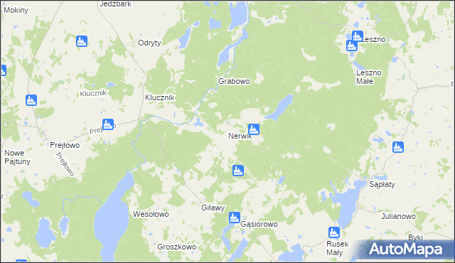 mapa Nerwik, Nerwik na mapie Targeo