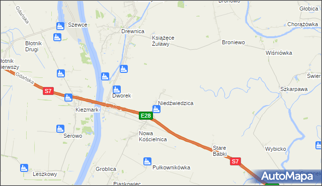 mapa Niedźwiedziówka, Niedźwiedziówka na mapie Targeo