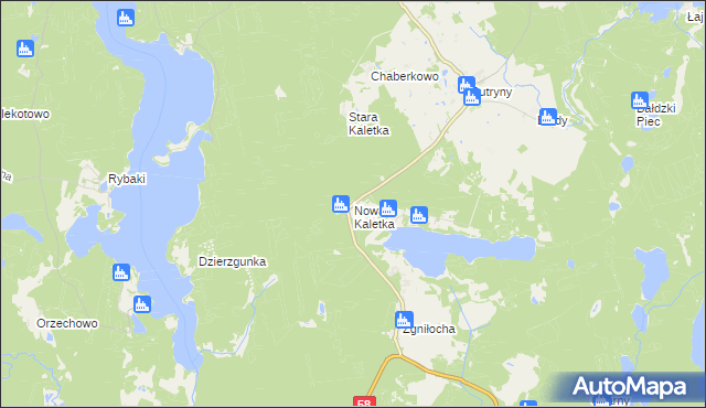 mapa Nowa Kaletka, Nowa Kaletka na mapie Targeo