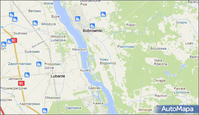 mapa Nowy Bógpomóż, Nowy Bógpomóż na mapie Targeo