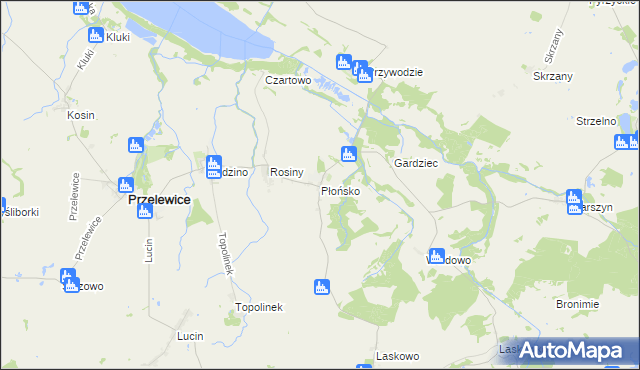 mapa Płońsko, Płońsko na mapie Targeo