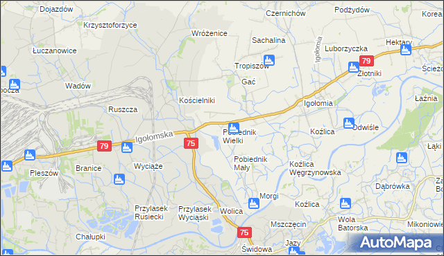 mapa Pobiednik Wielki, Pobiednik Wielki na mapie Targeo