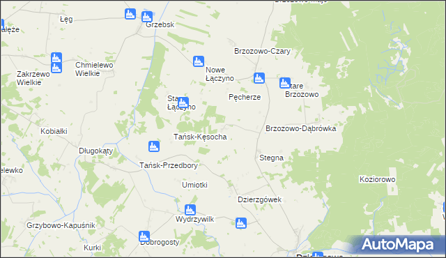 mapa Pobodze, Pobodze na mapie Targeo