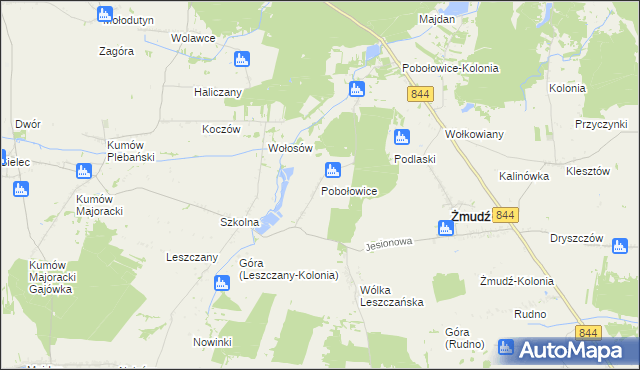 mapa Pobołowice, Pobołowice na mapie Targeo