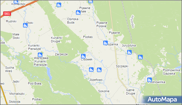 mapa Podkrólówek, Podkrólówek na mapie Targeo