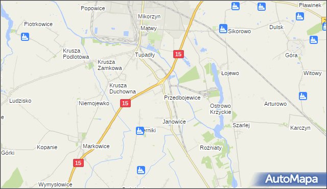 mapa Przedbojewice, Przedbojewice na mapie Targeo