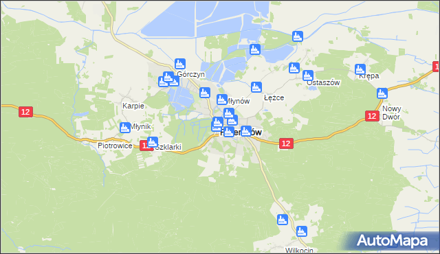 mapa Przemków, Przemków na mapie Targeo