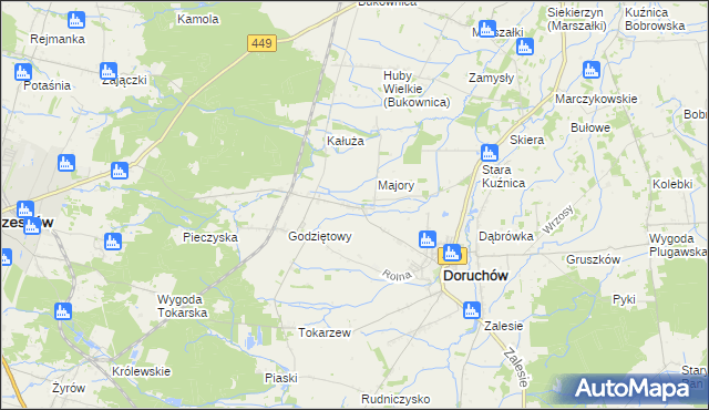 mapa Przytocznica, Przytocznica na mapie Targeo