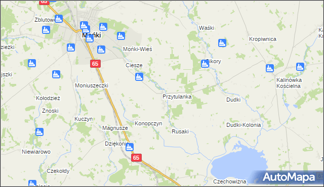 mapa Przytulanka, Przytulanka na mapie Targeo