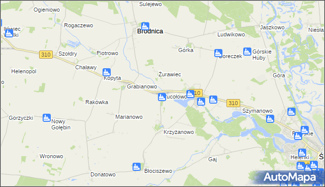 mapa Pucołowo, Pucołowo na mapie Targeo