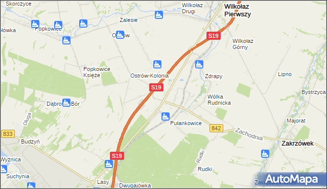 mapa Rudnik-Kolonia, Rudnik-Kolonia na mapie Targeo