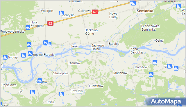 mapa Ślężany, Ślężany na mapie Targeo