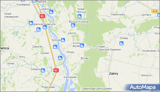 mapa Śliski, Śliski na mapie Targeo