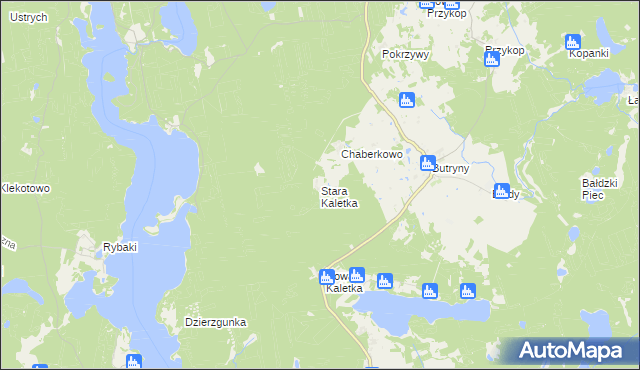 mapa Stara Kaletka, Stara Kaletka na mapie Targeo