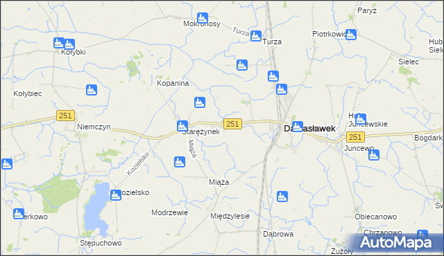 mapa Starężyn, Starężyn na mapie Targeo