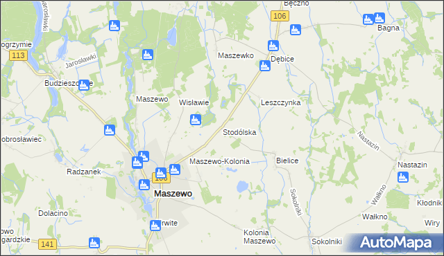 mapa Stodólska, Stodólska na mapie Targeo