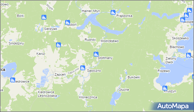 mapa Stoltmany, Stoltmany na mapie Targeo