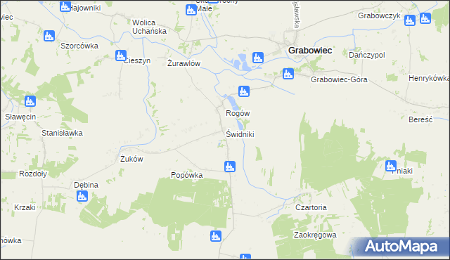 mapa Świdniki, Świdniki na mapie Targeo