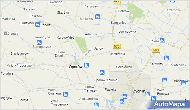 mapa Świechów, Świechów na mapie Targeo