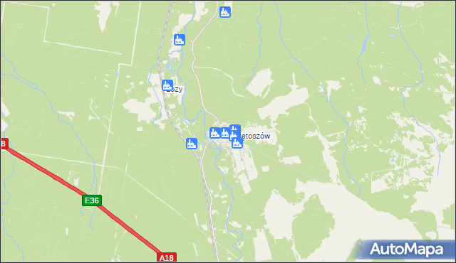 mapa Świętoszów, Świętoszów na mapie Targeo
