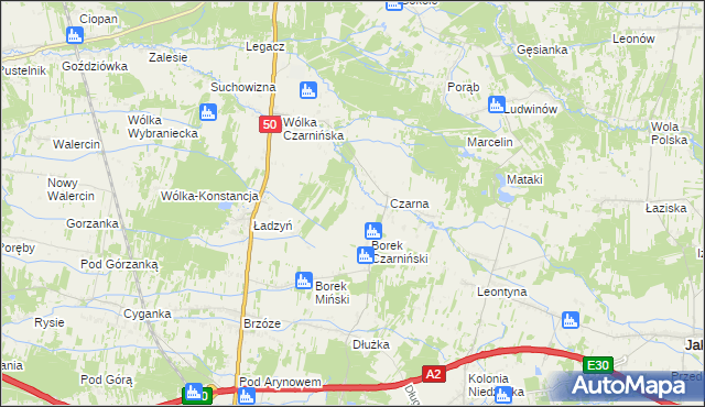 mapa Szymankowszczyzna, Szymankowszczyzna na mapie Targeo