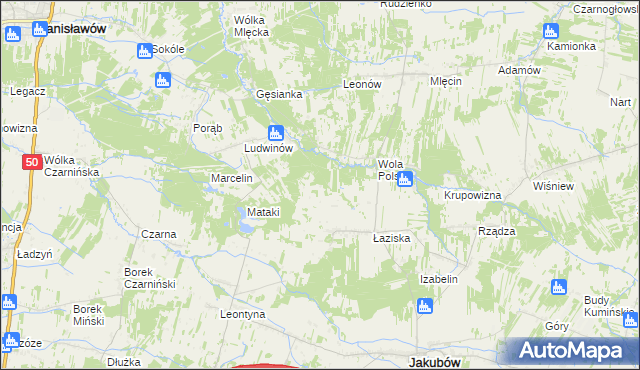 mapa Tymoteuszew, Tymoteuszew na mapie Targeo