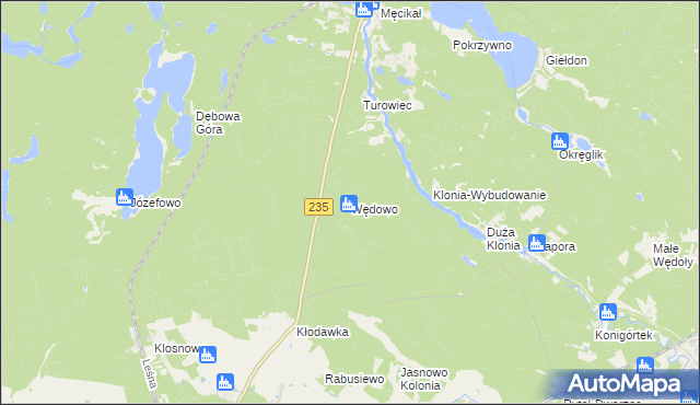 mapa Wędowo, Wędowo na mapie Targeo