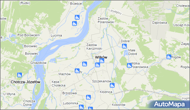 mapa Wilków powiat opolski, Wilków powiat opolski na mapie Targeo