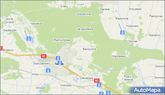 mapa Barczyzna, Barczyzna na mapie Targeo