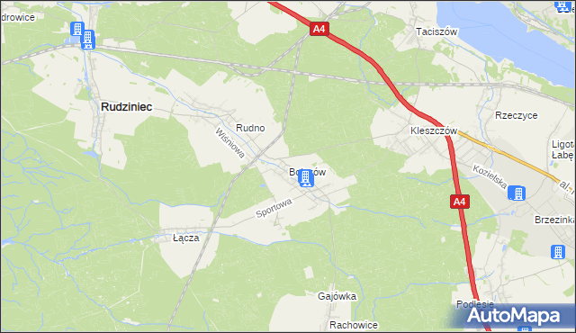 mapa Bojszów, Bojszów na mapie Targeo