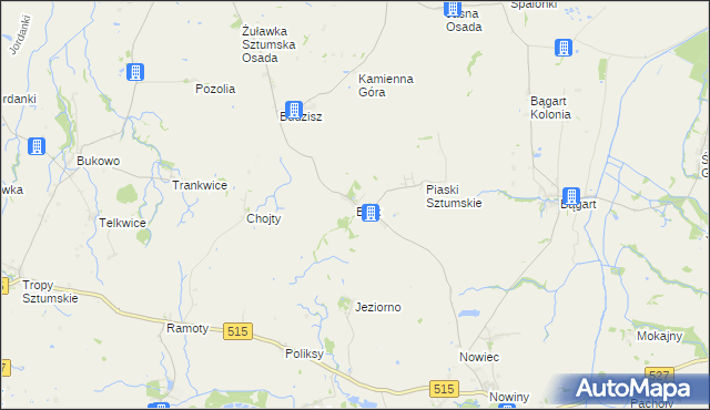 mapa Bruk gmina Dzierzgoń, Bruk gmina Dzierzgoń na mapie Targeo