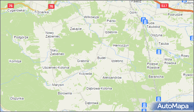 mapa Budel, Budel na mapie Targeo
