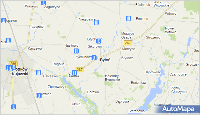mapa Bytoń, Bytoń na mapie Targeo