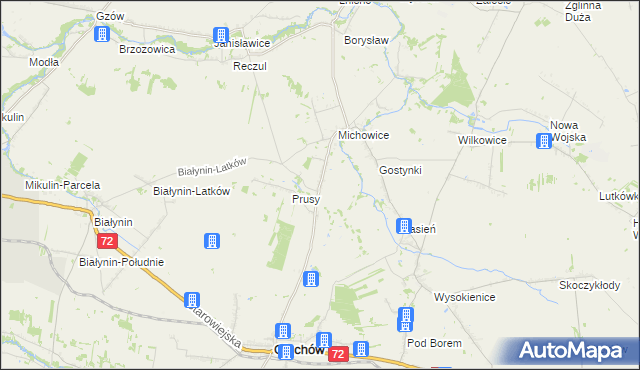 mapa Celigów, Celigów na mapie Targeo