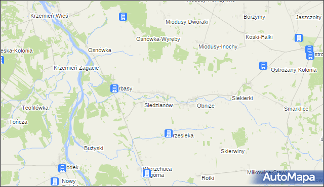 mapa Chechłowo, Chechłowo na mapie Targeo