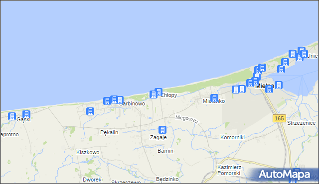mapa Chłopy, Chłopy na mapie Targeo