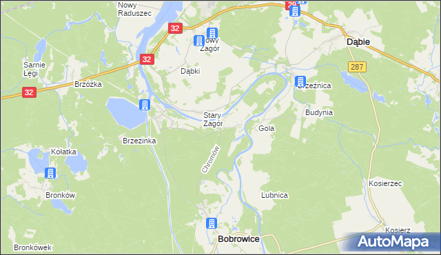 mapa Chromów, Chromów na mapie Targeo