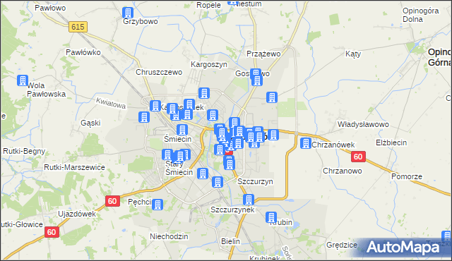 mapa Ciechanów, Ciechanów na mapie Targeo