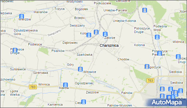 mapa Ciszowice, Ciszowice na mapie Targeo