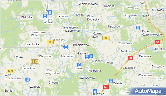 mapa Czachówek, Czachówek na mapie Targeo