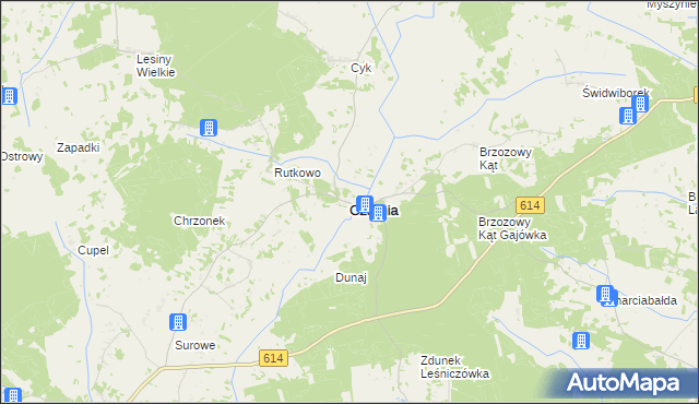 mapa Czarnia powiat ostrołęcki, Czarnia powiat ostrołęcki na mapie Targeo