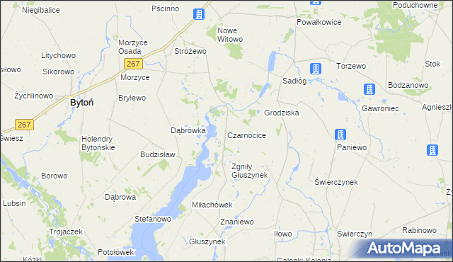 mapa Czarnocice, Czarnocice na mapie Targeo