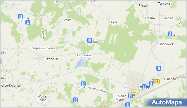 mapa Czołomyje, Czołomyje na mapie Targeo