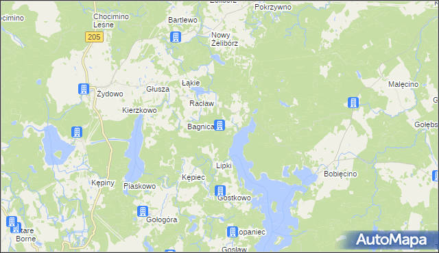 mapa Czyżewo gmina Polanów, Czyżewo gmina Polanów na mapie Targeo