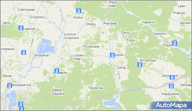 mapa Dąbrowa gmina Koniecpol, Dąbrowa gmina Koniecpol na mapie Targeo