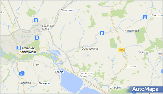 mapa Doboszowice, Doboszowice na mapie Targeo