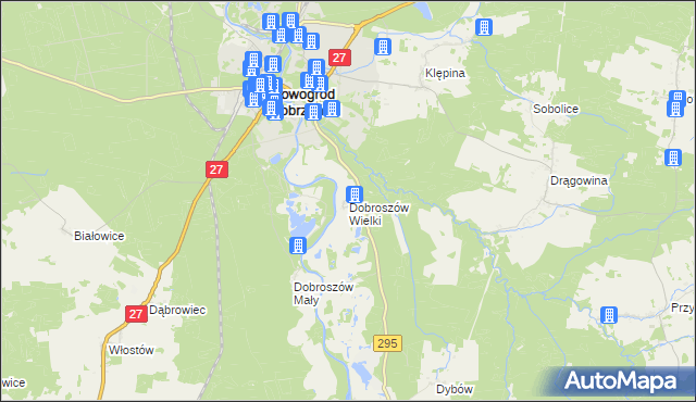 mapa Dobroszów Wielki, Dobroszów Wielki na mapie Targeo