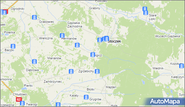 mapa Drgicz, Drgicz na mapie Targeo