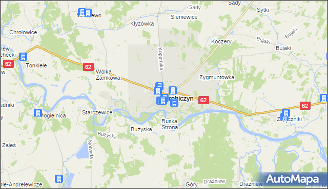 mapa Drohiczyn, Drohiczyn na mapie Targeo